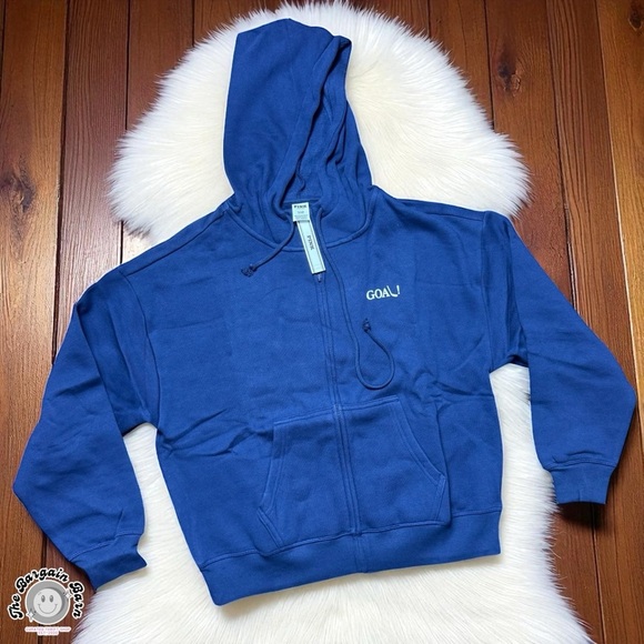 PINK Victoria's Secret Jackets & Blazers - Victoria’s Secret PINK Hockey Zip Hoodie NWT Small Rare 2010s